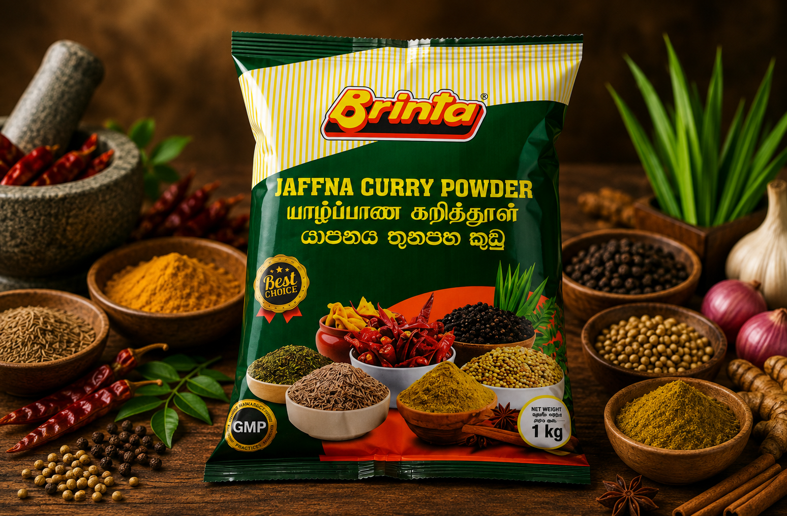 Brinta Jaffna Curry Powder 1kg