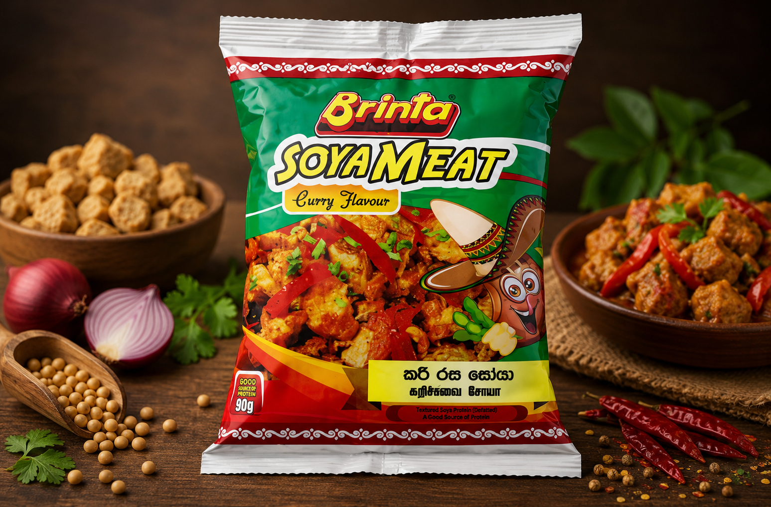 Brinta Soya Meat Curry Flavour