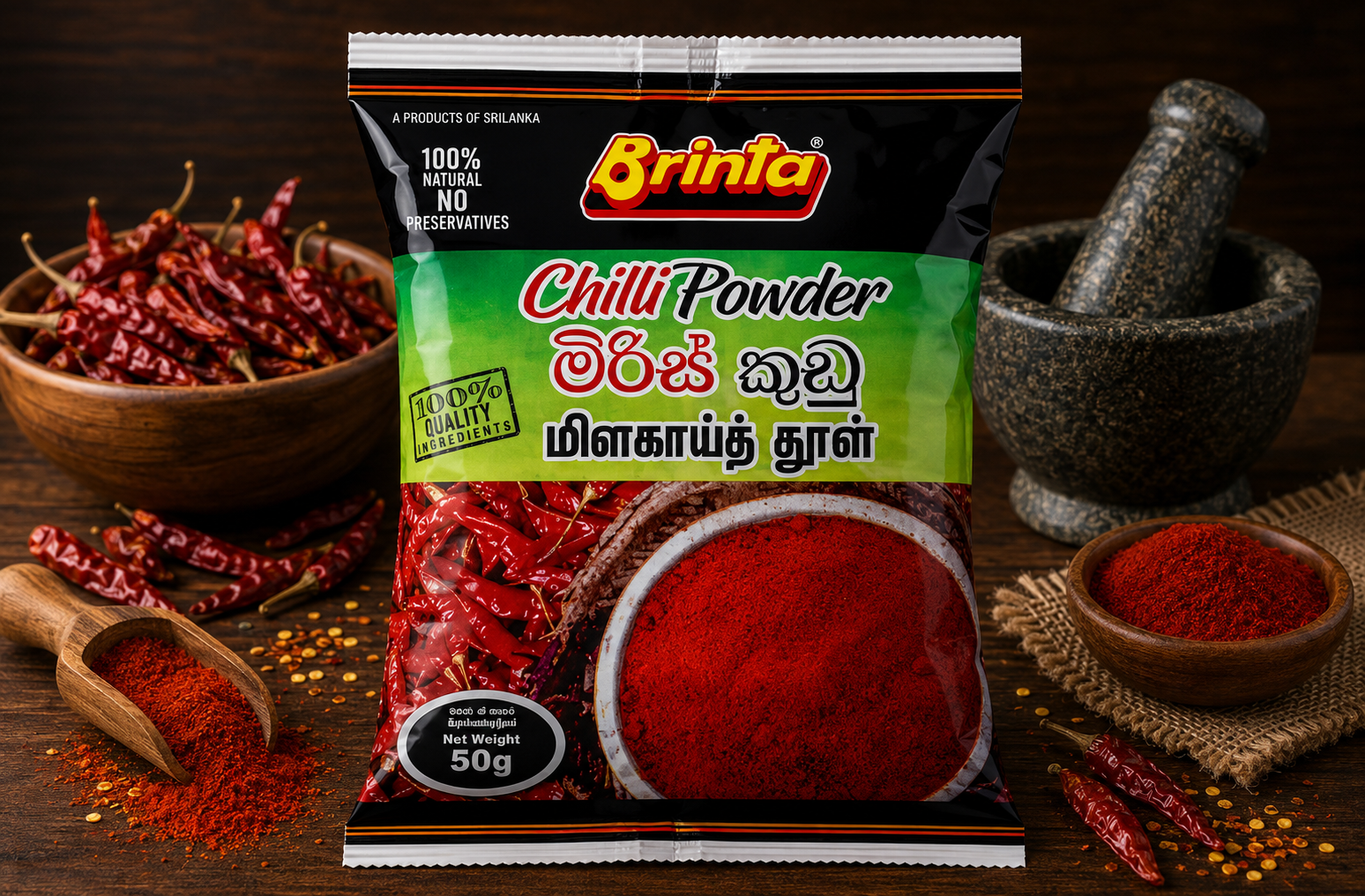Brinta Chilli Powder 50g