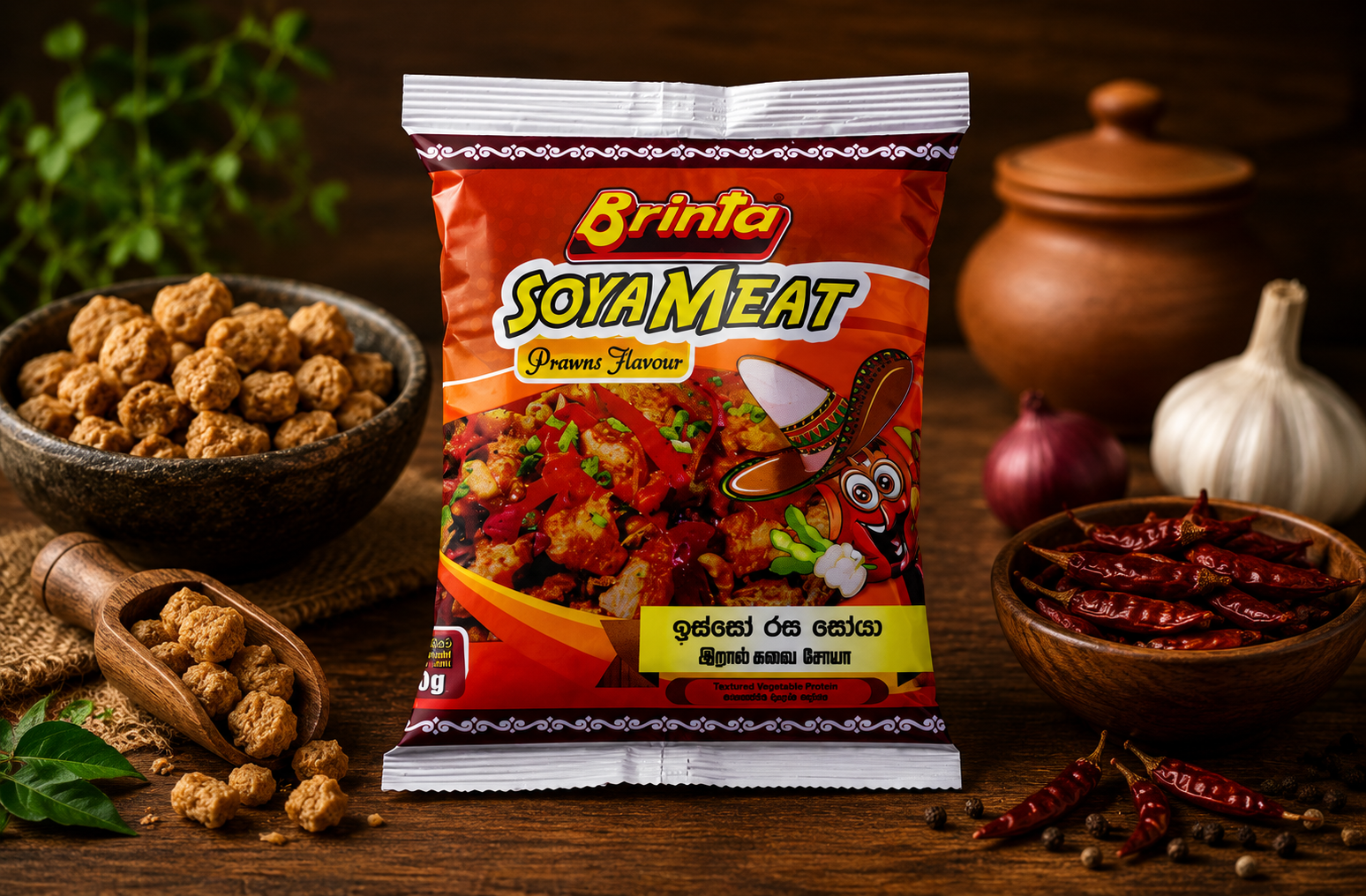 Brinta Soya Meat Prawns Flavour